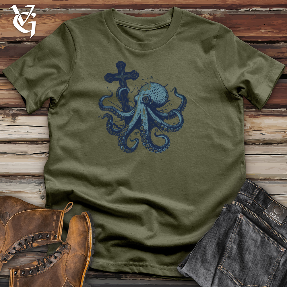 Octopus Cross Cotton Tee