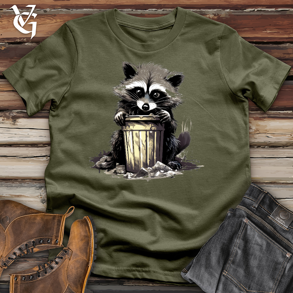 Raccoon Trash Can Cotton Tee