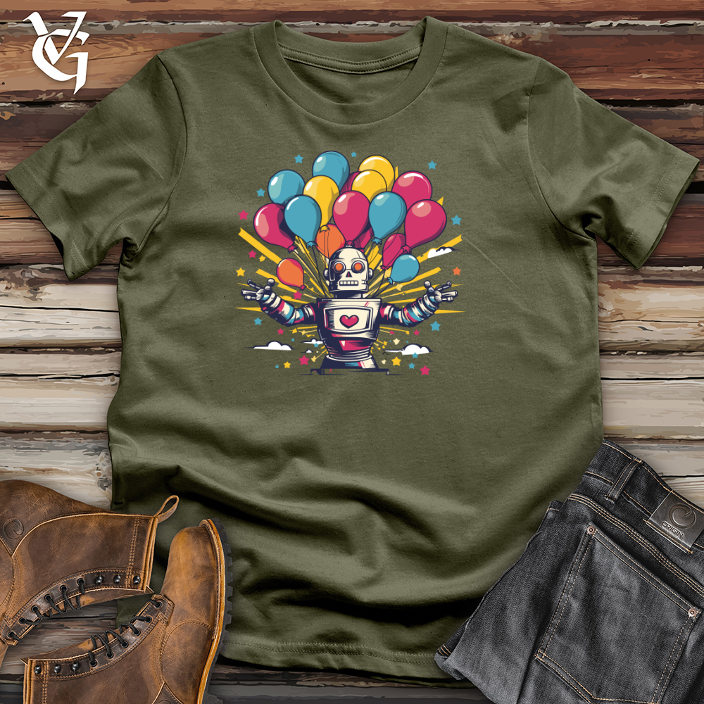 Balloons and Bots Cotton Tee