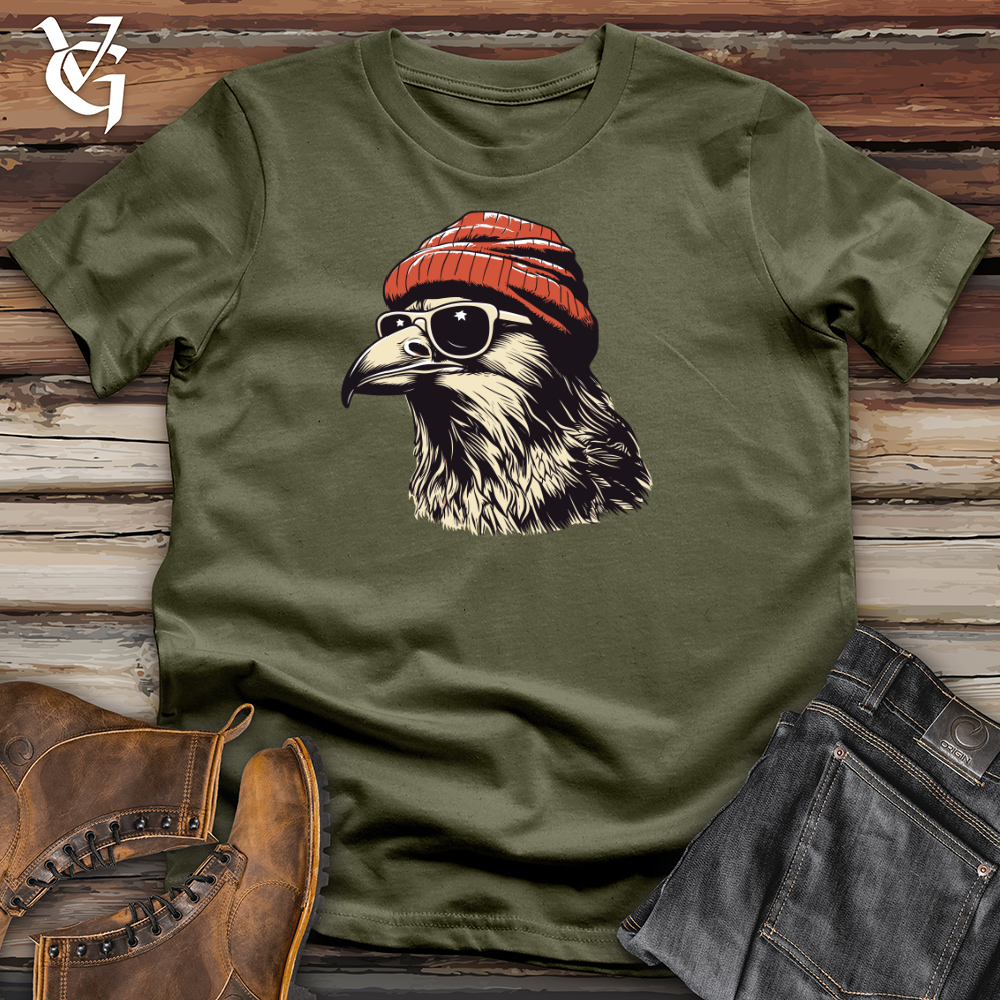 Retro Cool Crow Cotton Tee