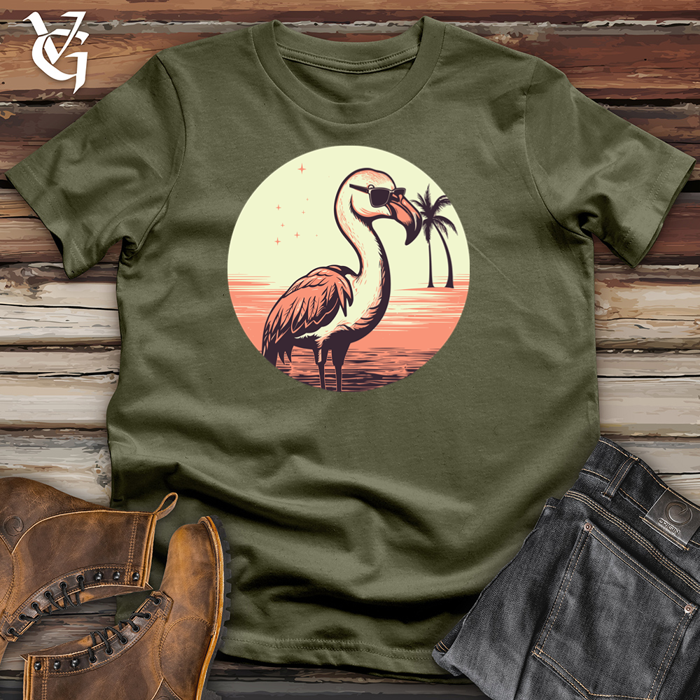 Sunny Paradise Flamingle Cotton Tee