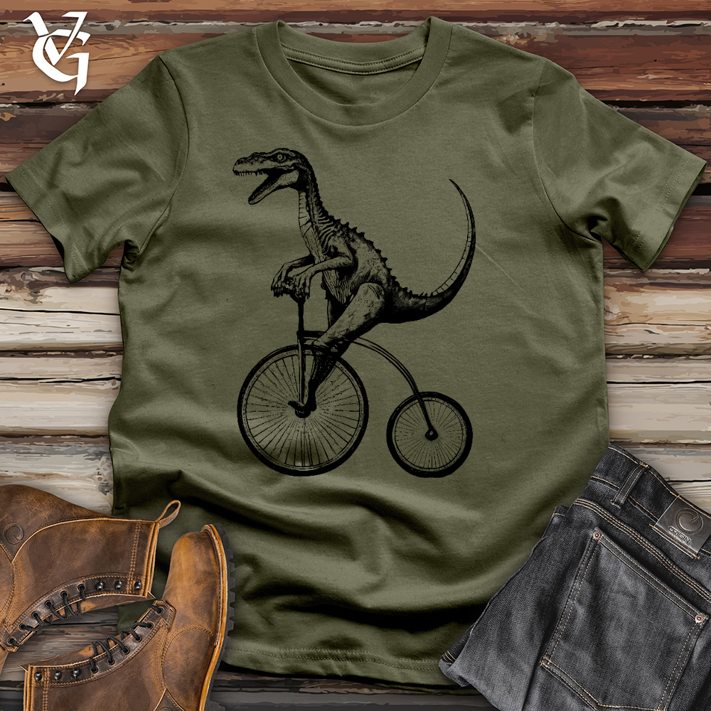 Dinosaur Cyclist Cotton Tee