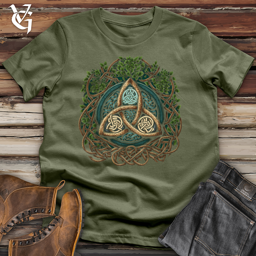 Celtic Leafy Trinity Softstyle Tee