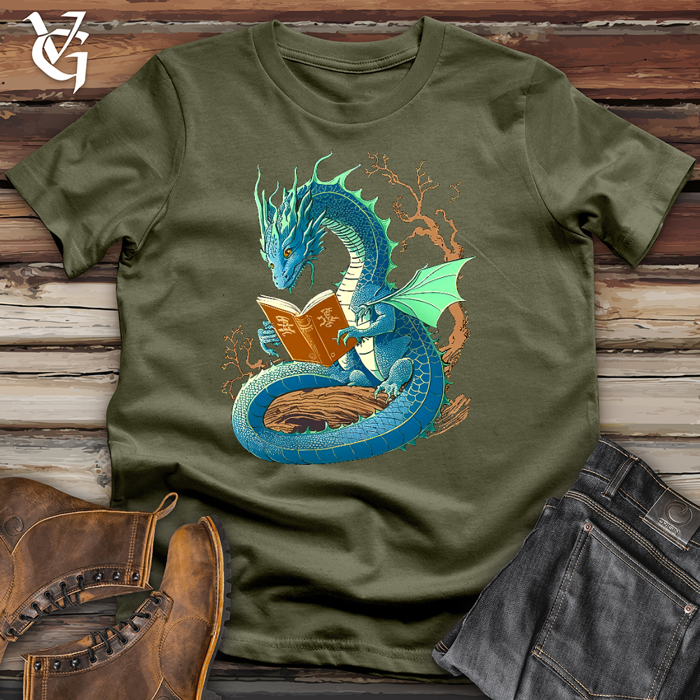 Dragon Book Worm Cotton Tee