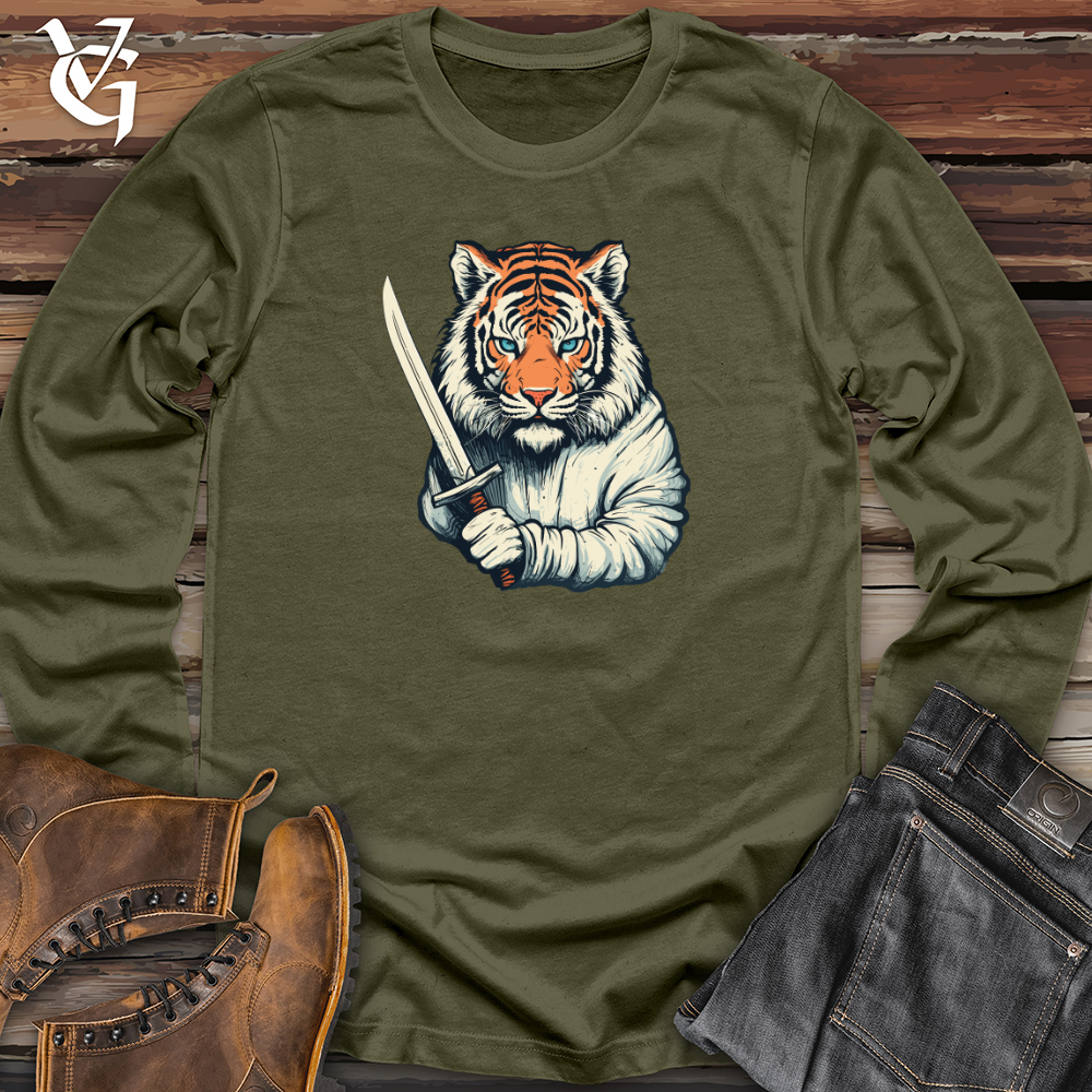 Blade Wielding Tiger Long Sleeve