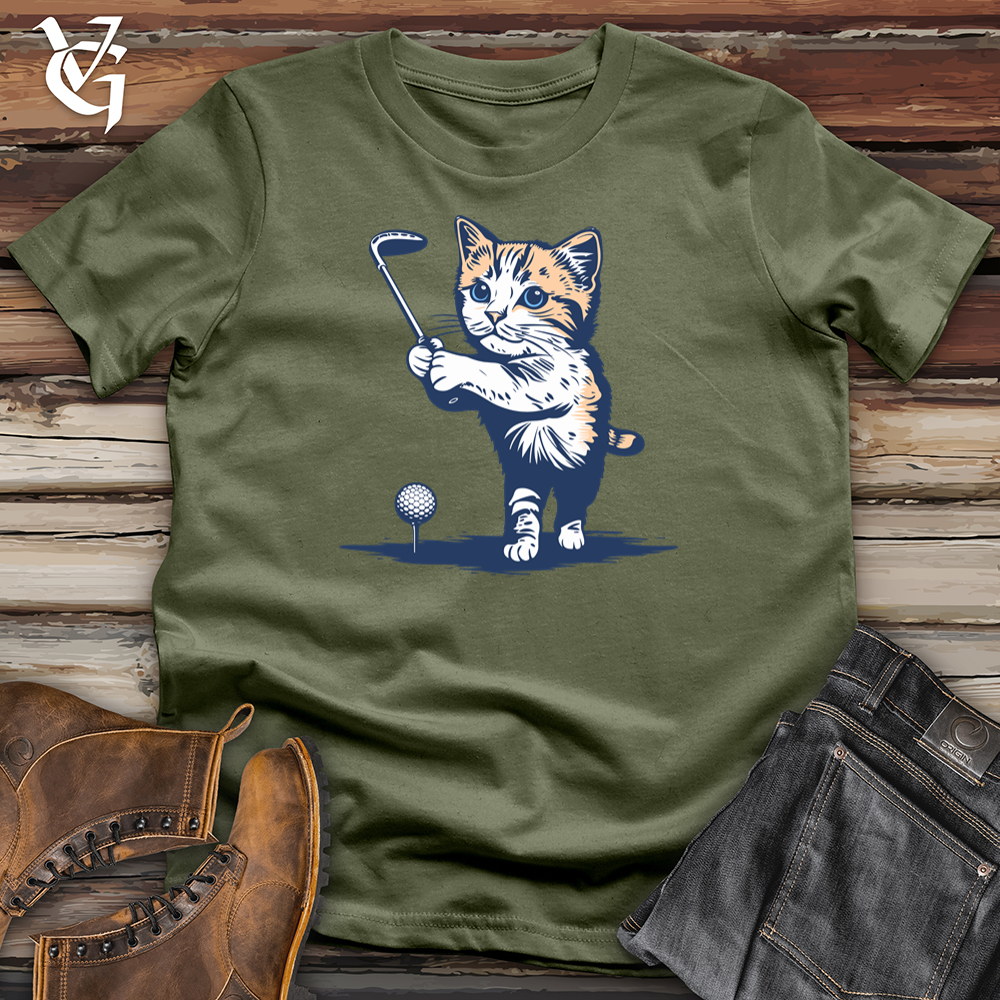 Cat Golfing Softstyle Tee