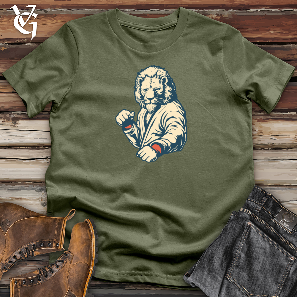 Retro Karate Lion Softstyle Tee
