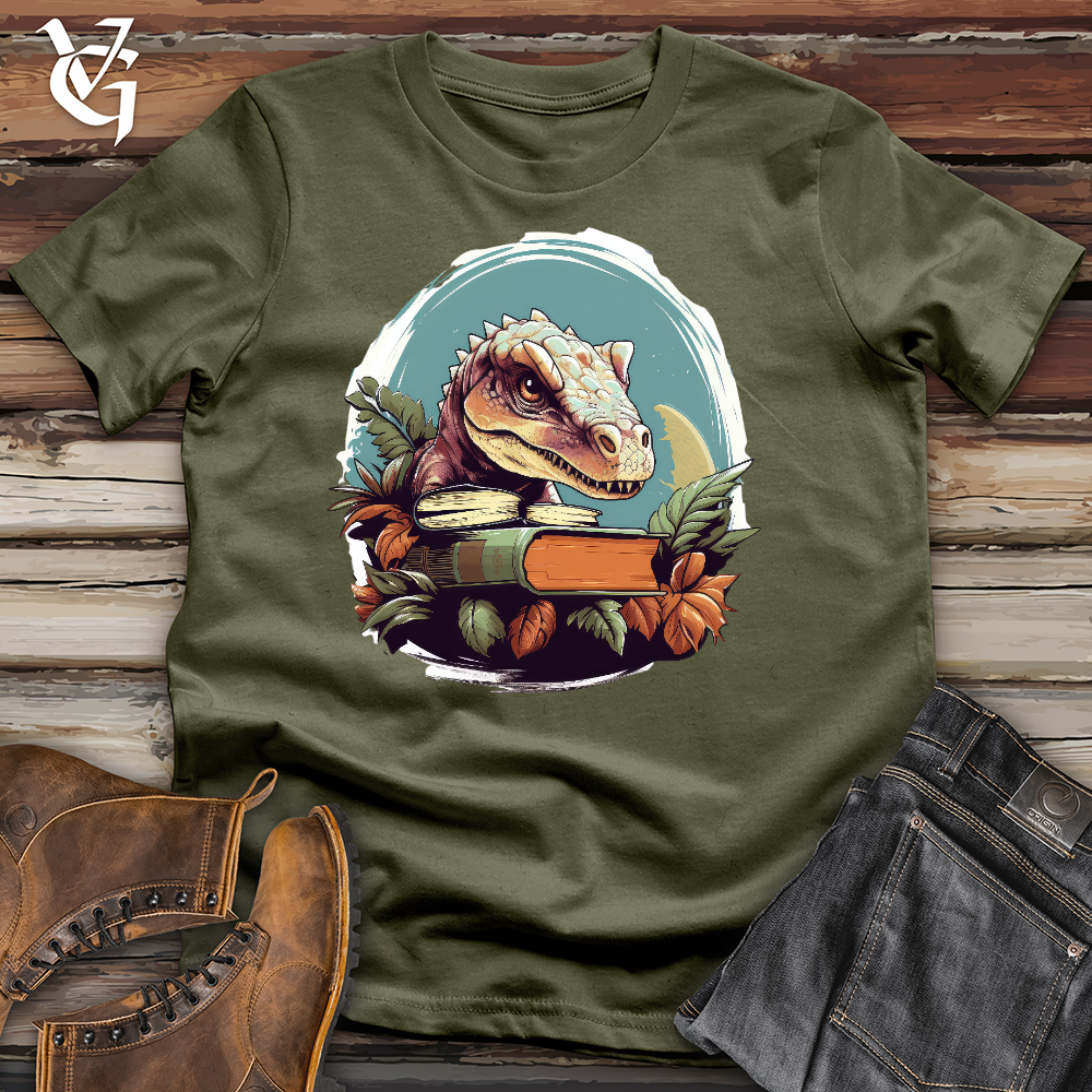 Dino Book Worm Cotton Tee