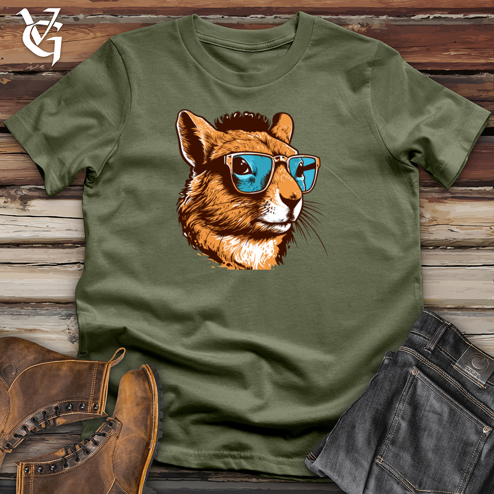 Retro Shades Squirrel Softstyle Tee