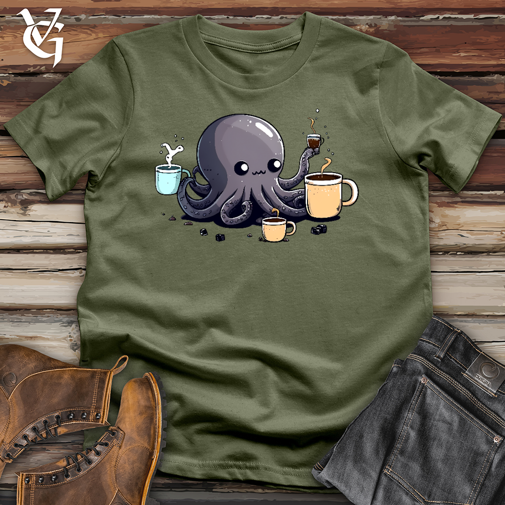 Octopus Coffee Addict Softstyle Tee