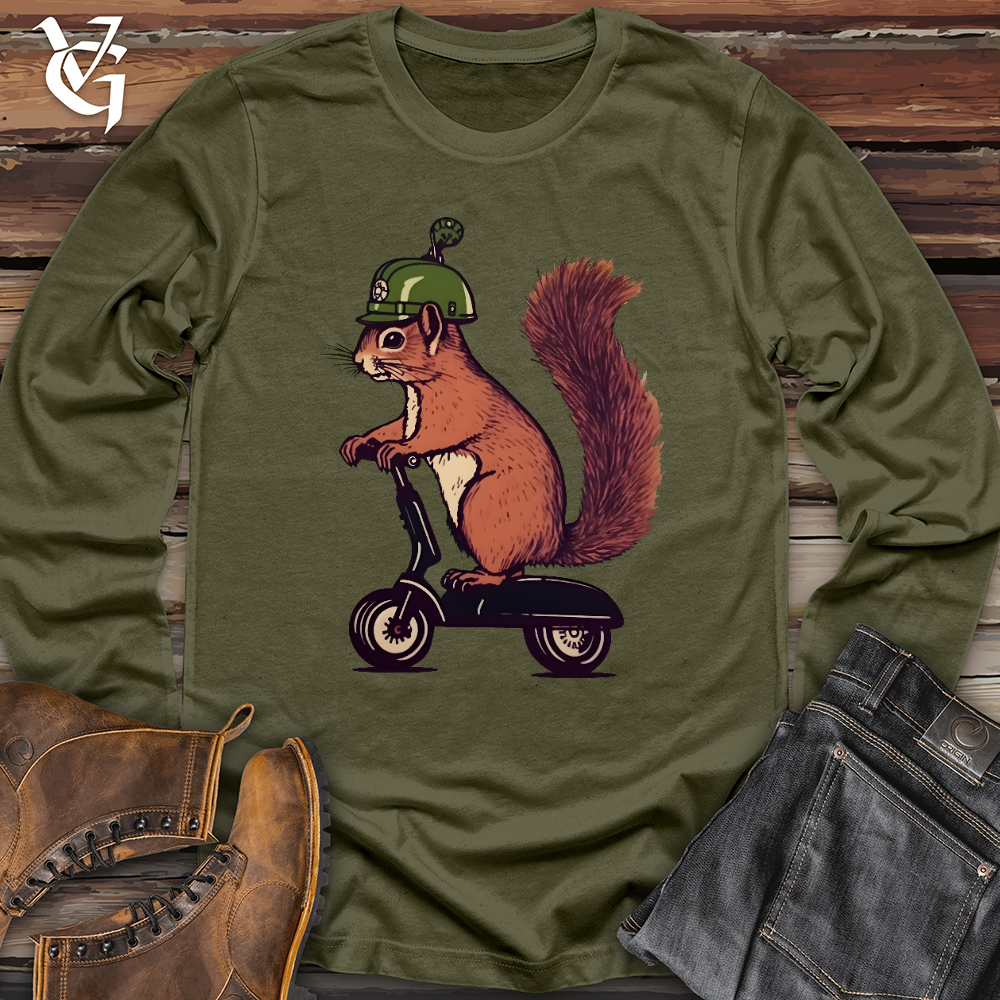Squirrel Scoot Long Sleeve