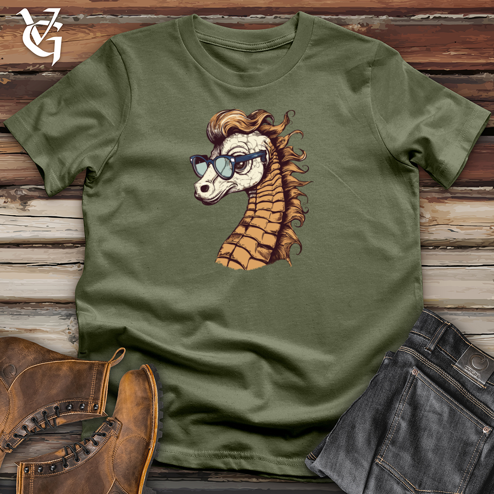 Seahorse Ocean Swell Hipster Hues Softstyle Tee