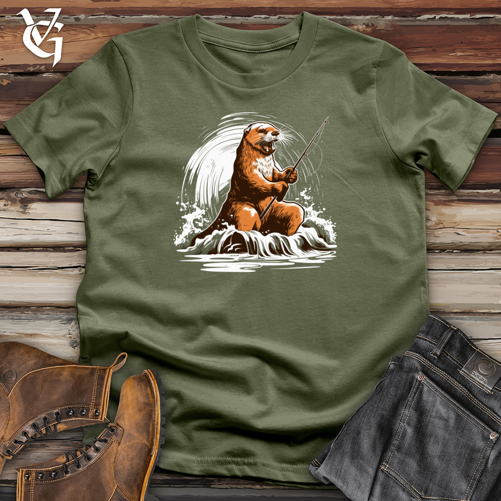 Otter Fishing Adventure Softstyle Tee