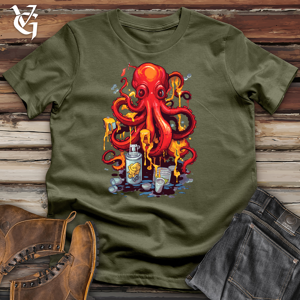 Octopus Graffiti Cotton Tee