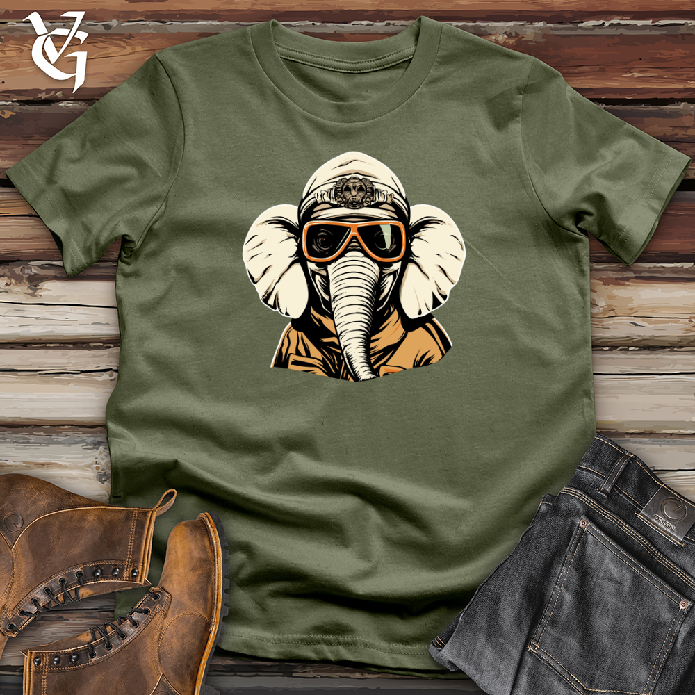 Vintage Ski Masked Elephant Softstyle Tee