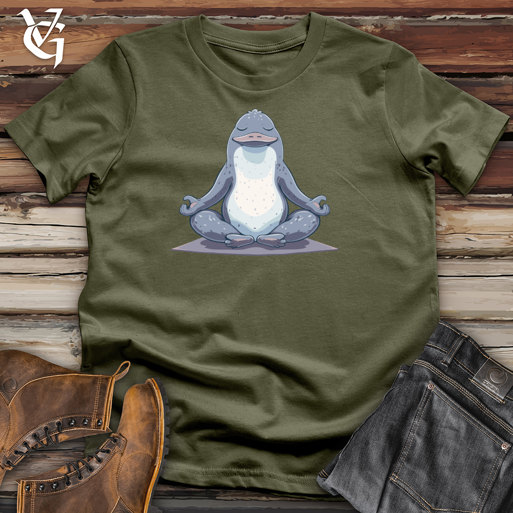 Platypus Zen Pose Cotton Tee