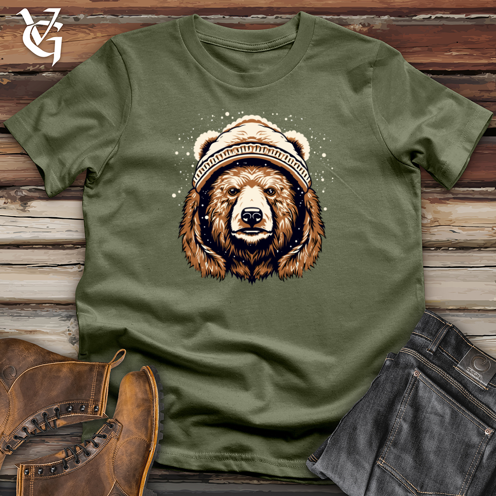 Vintage Snow Hat Bear Softstyle Tee