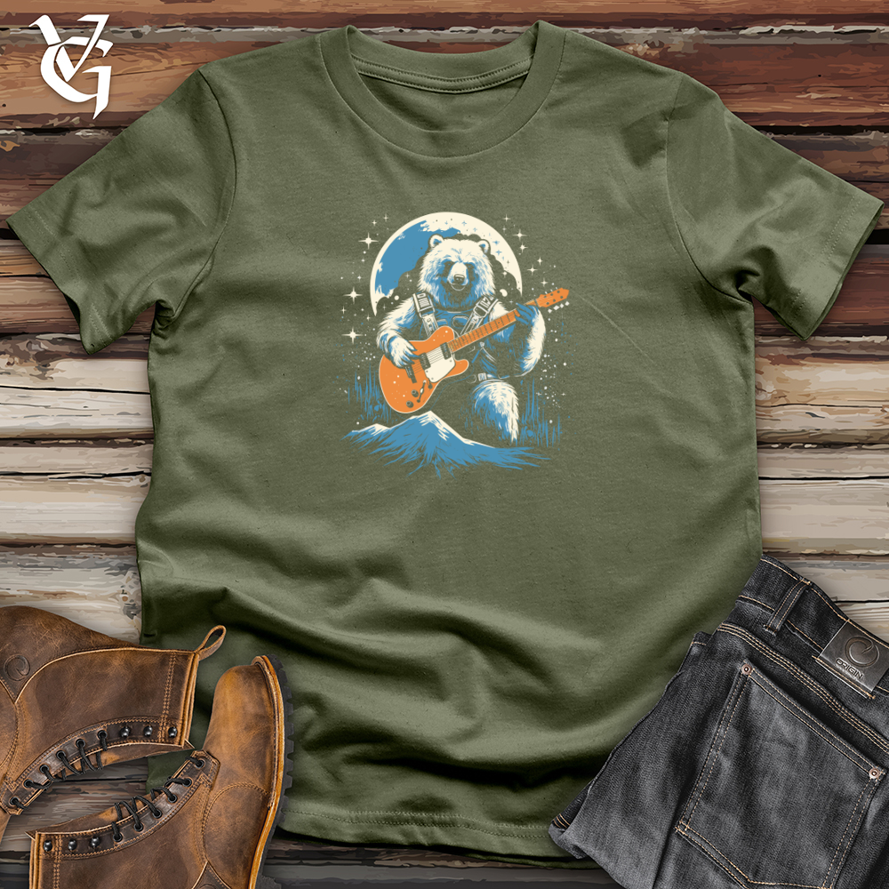 Retro Cosmic Guitar Bear Softstyle Tee