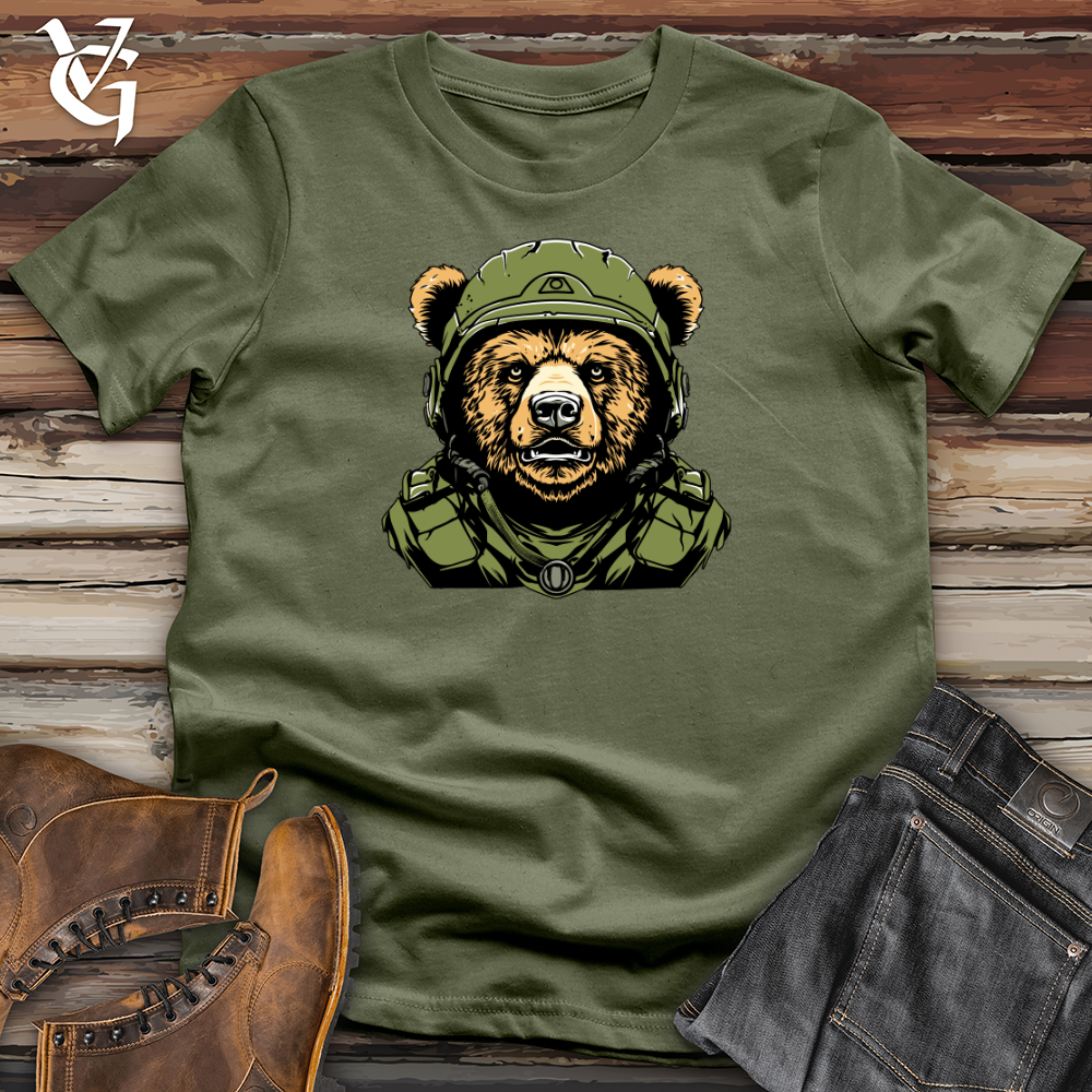 Bear Brigade in Helmet Valor Softstyle Tee