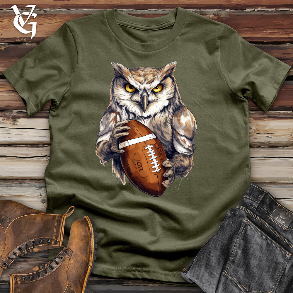 Owl Quarterback Cotton Tee