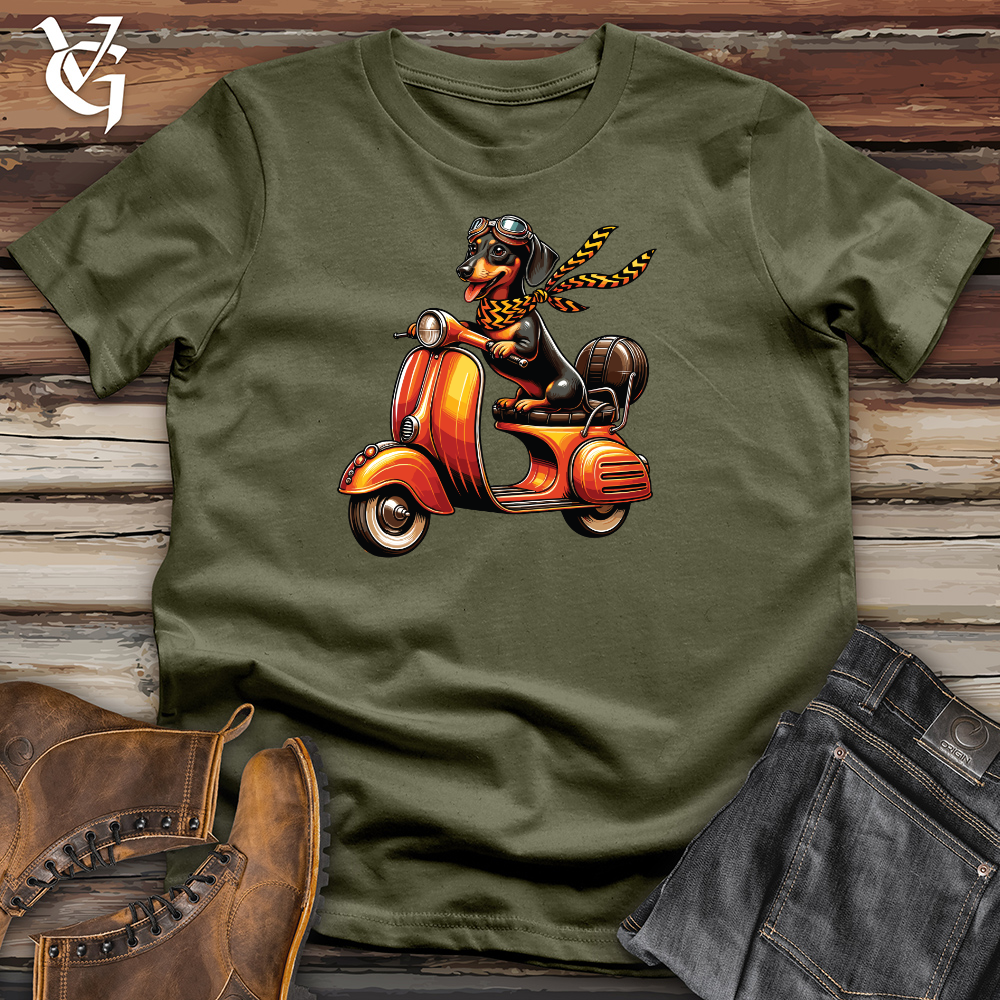 Weiner Dog Scoot Cotton Tee