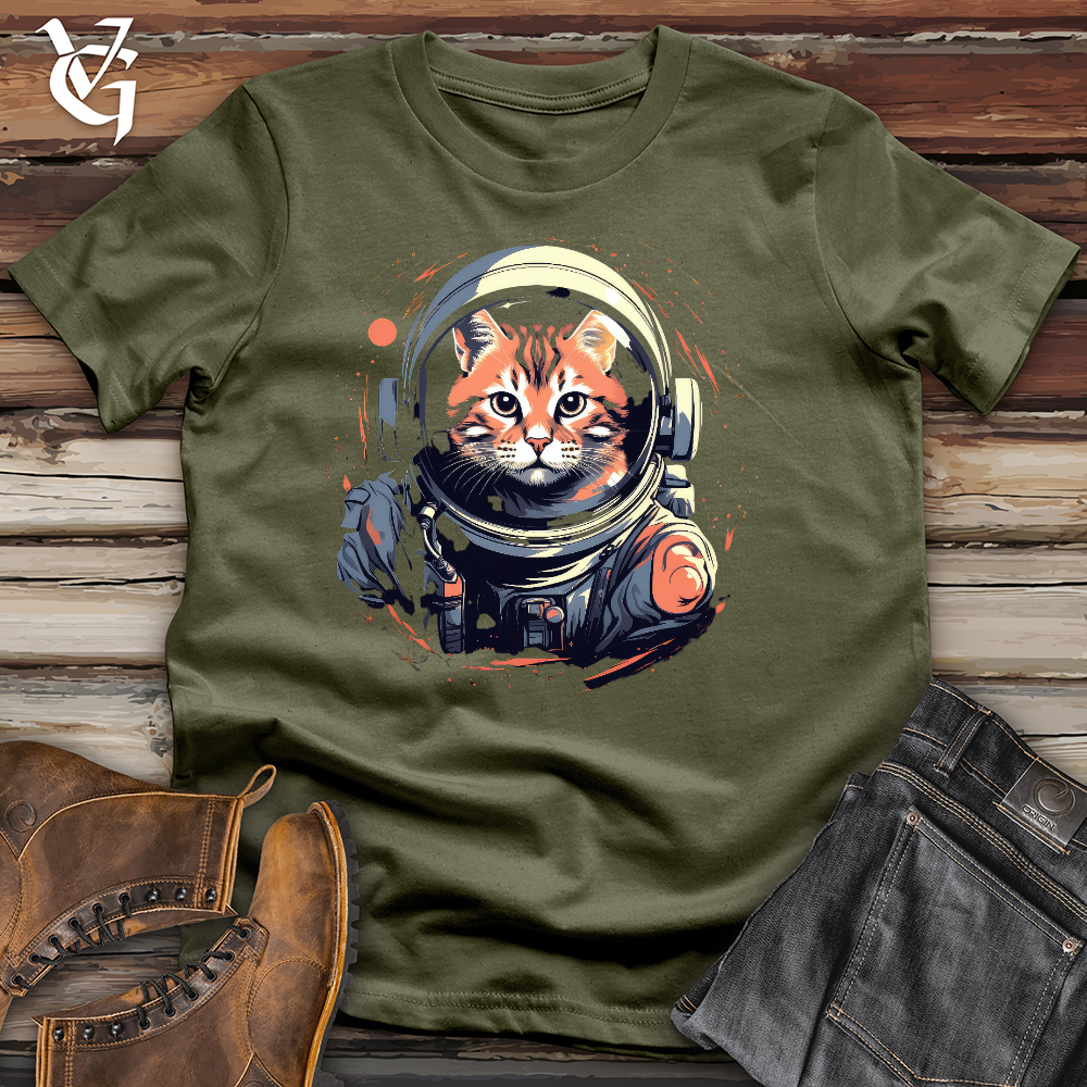 Cat Astronaut Cotton Tee