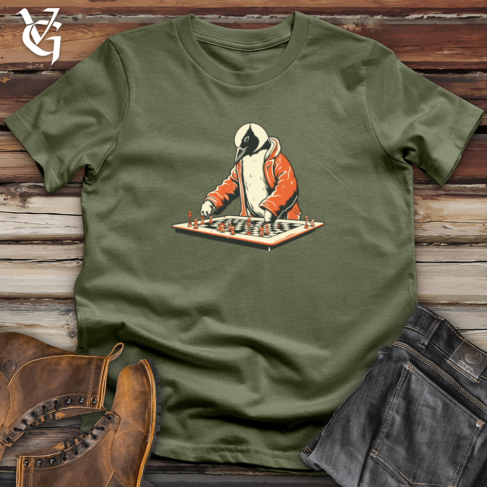 Vintage Game Night Penguin Softstyle Tee