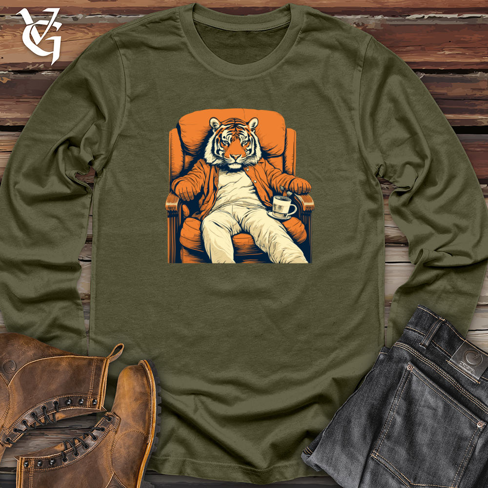 Retro Tiger Lounger Long Sleeve