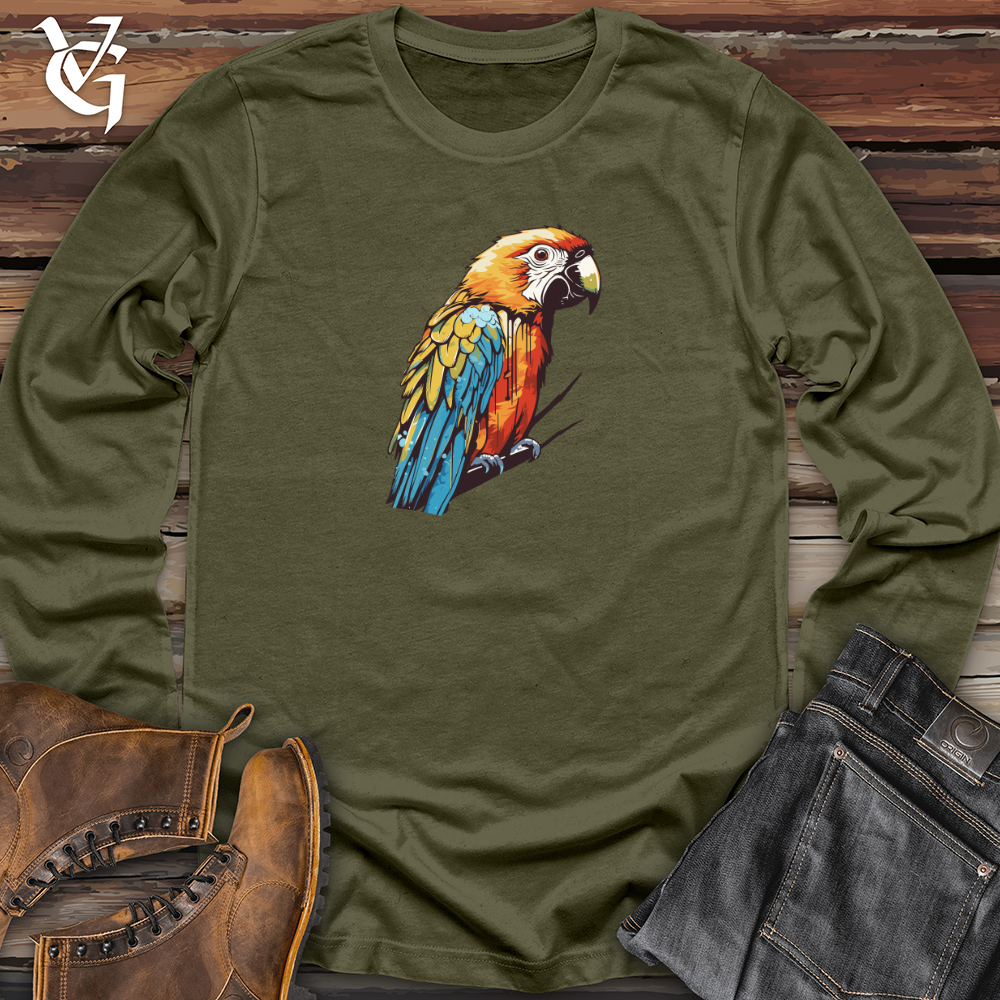 Tropical Rainstorm Parrot Long Sleeve