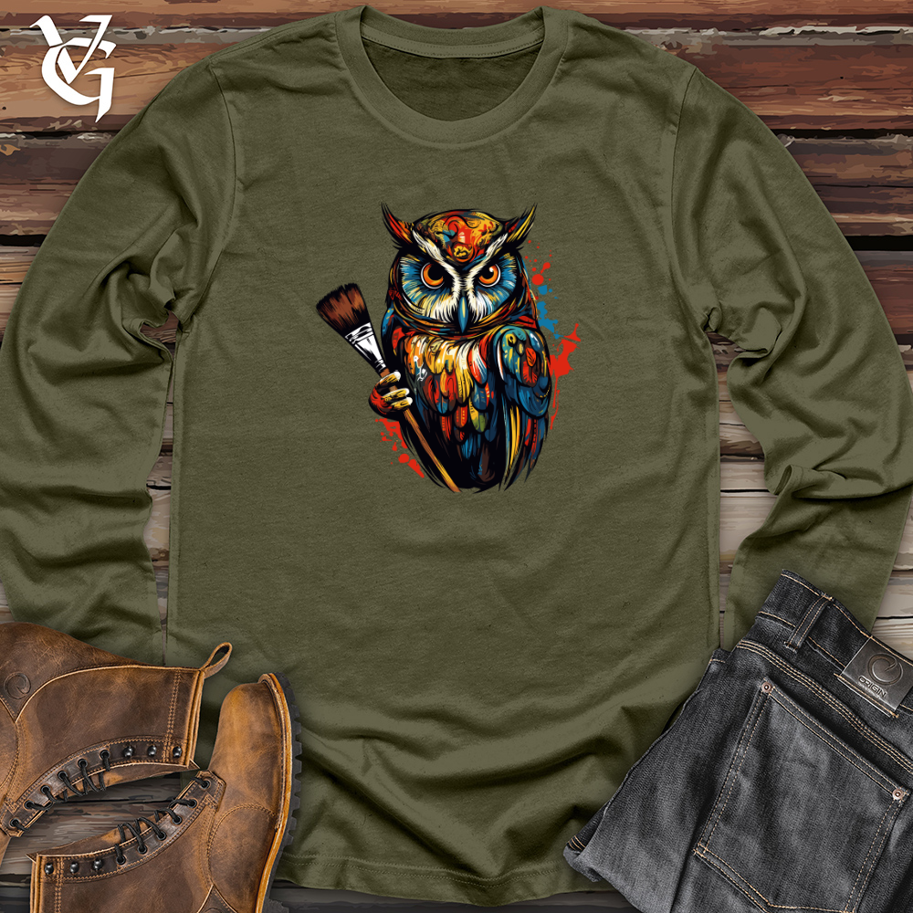 Classic Painter Owl 01 Long Sleeve