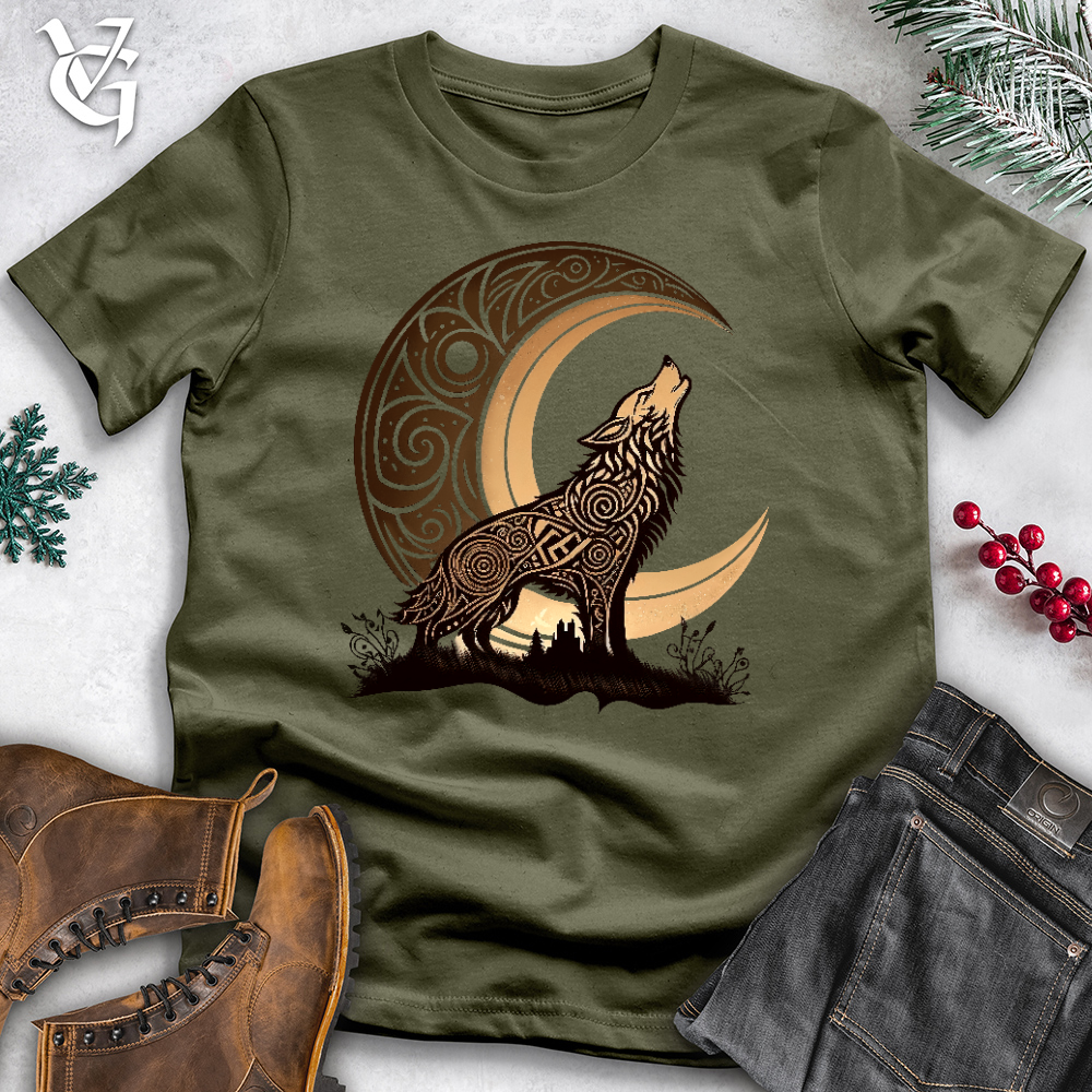 Celtic Wolf Cotton Tee