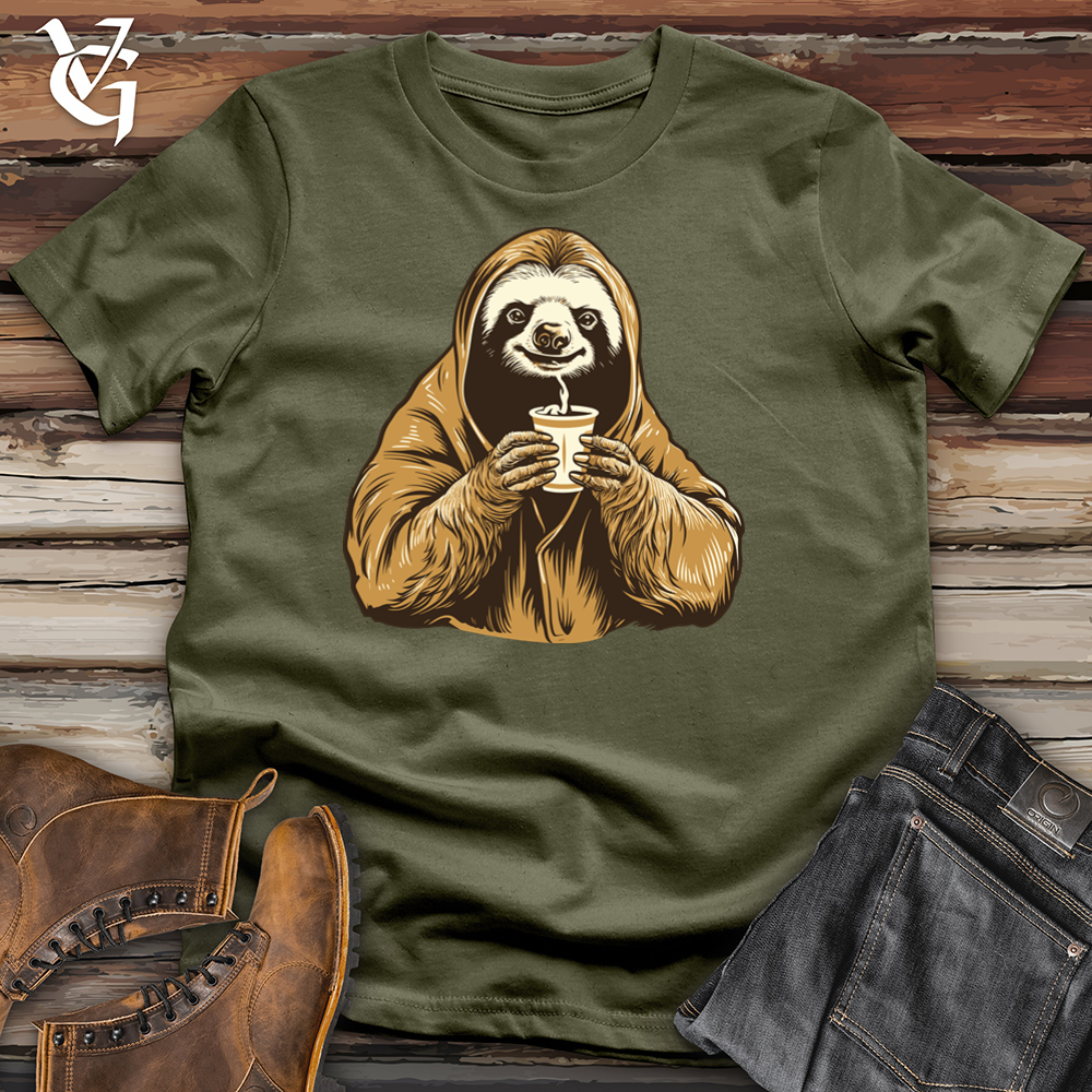 Caffeinated Sloth Bliss Cotton Tee