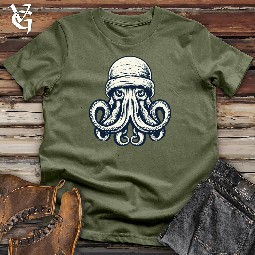 Vintage Snow Hat Octopus Softstyle Tee