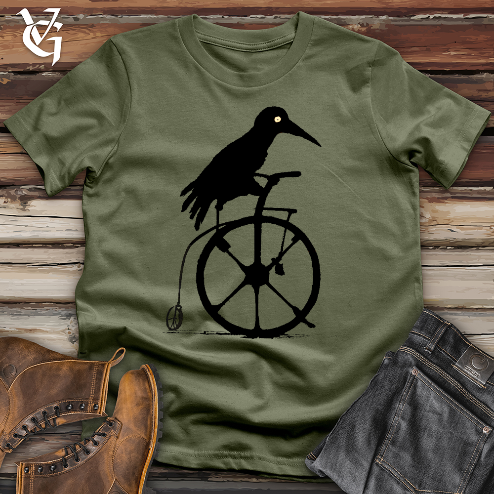 Crow Riding Bike Softstyle Tee