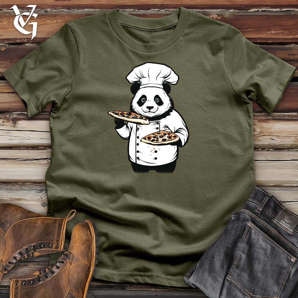 Panda Pizza Chef Cotton Tee