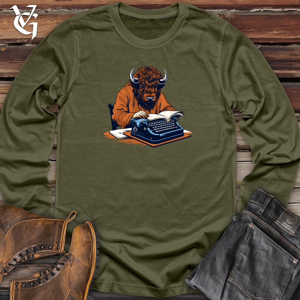 Wordsmith Bison Typewriter Long Sleeve