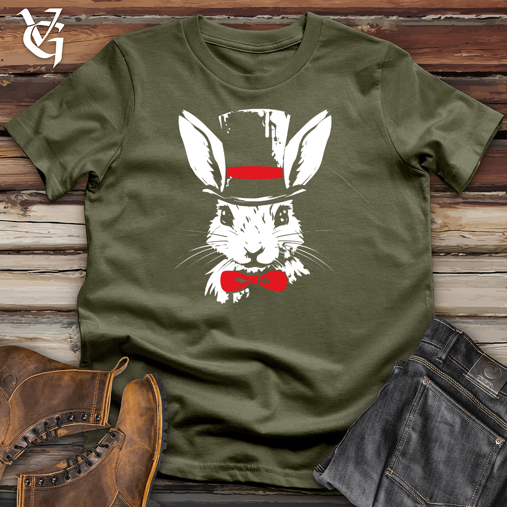 Retro Hare Elegance Cotton Tee