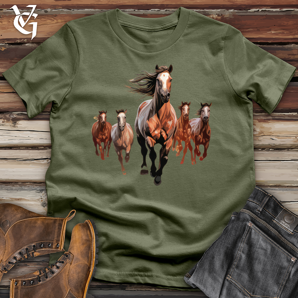 Galloping Horses Softstyle Tee