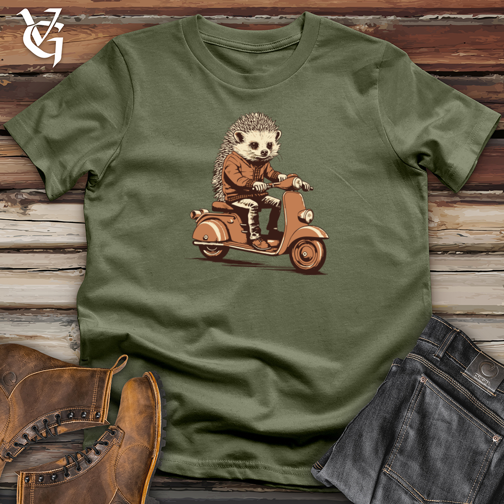 Hedgehog Scooter Commute Softstyle Tee