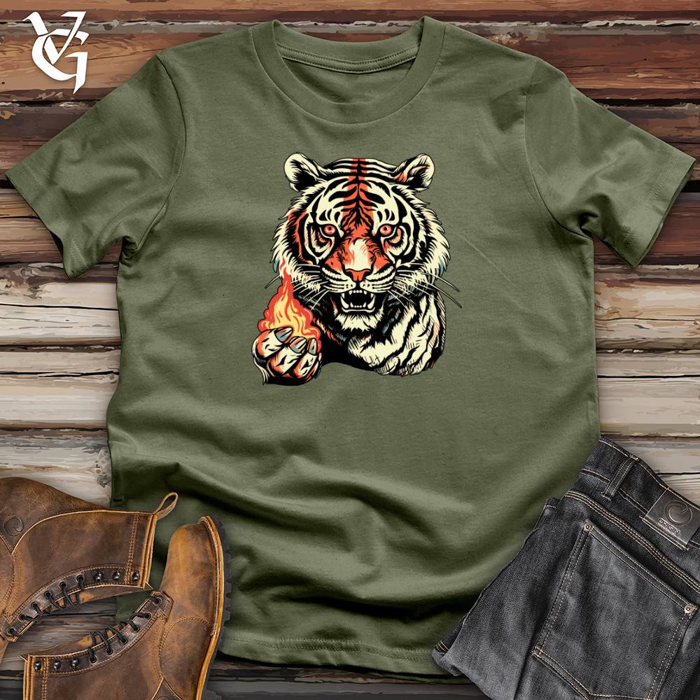 Retro Fire Tiger Softstyle Tee