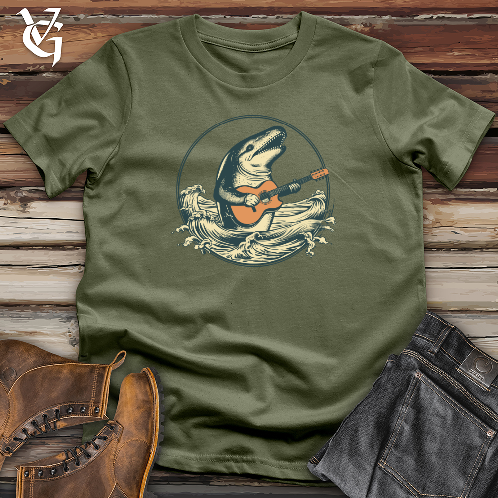 Retro Groove Whale Softstyle Tee