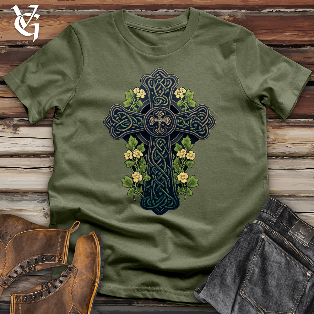 Celtic Cross Garden Softstyle Tee