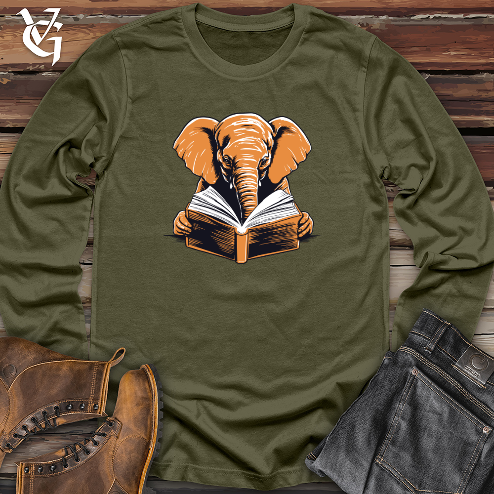 Bookish Pachyderm Long Sleeve