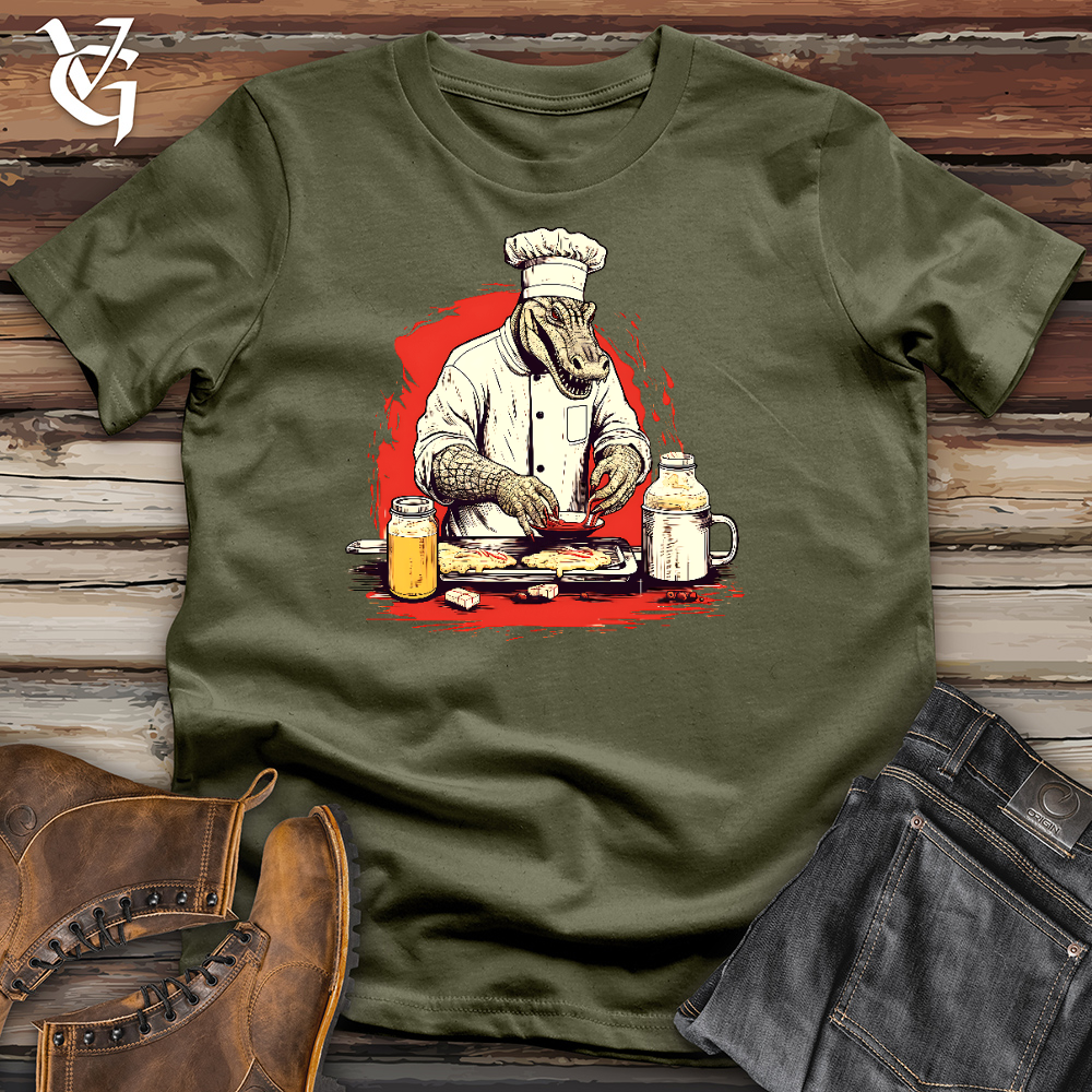 Cooking Crocodile cotton Tee