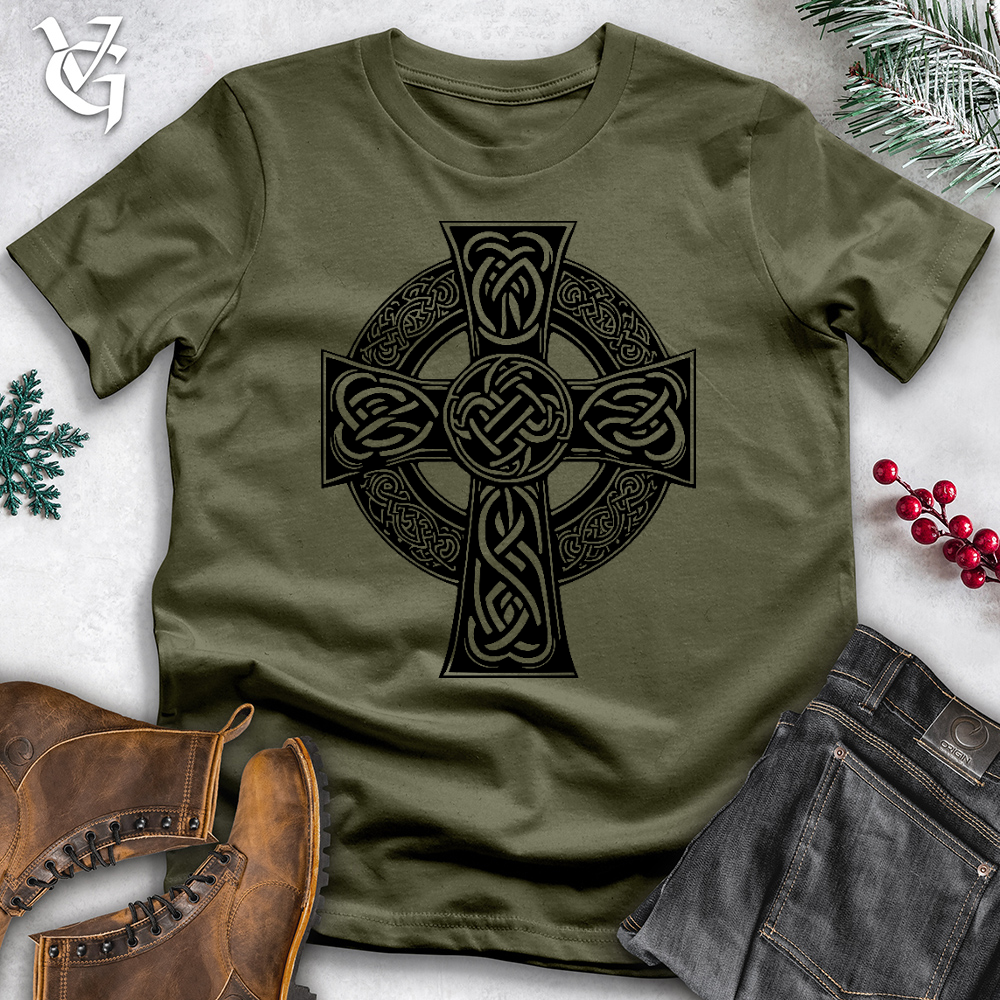 Symbolic Celtic Cross Cotton Tee