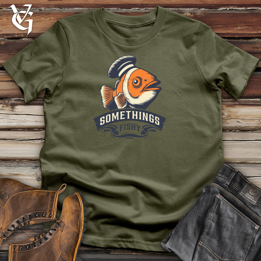 Amusing Aqua Clown Cotton Tee