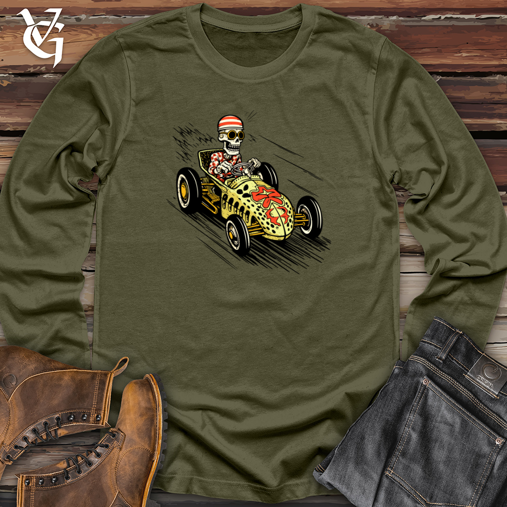 Retro Racer Pineapple Long Sleeve