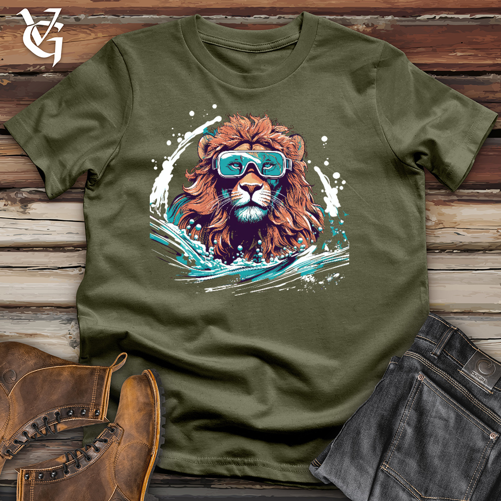 Swimming Lion Cotton Tee