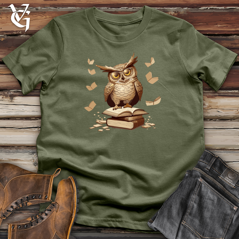 Owl Bookworm Adventure Softstyle Tee