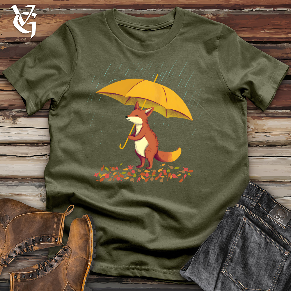 Fox In The Rain Cotton Tee